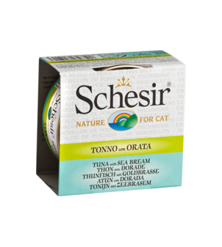 SCHESIR GATO ATUM COM DOURADA EM CALDO DE PEIXE 70GR